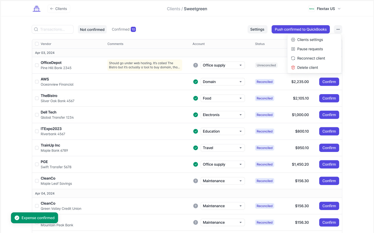 Bookkeeply All Confirmed