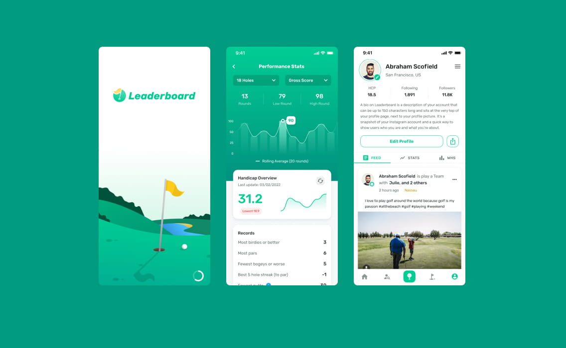 Leaderboard Golf